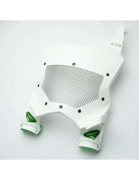 Plaque avant Blanc Cycra Stadium Vented Kawasaki KX-F