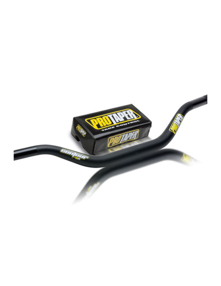 Guidon Motocross PROTAPER Contour Henry/Reed Ø28,6mm Noir - Avec mousse de guidon