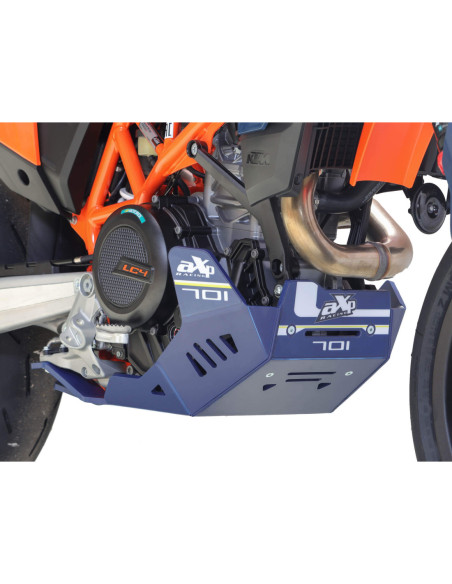 Sabot Adventure AXP PHD 8mm Husqvarna 701 Enduro Supermoto 2026 Bleu