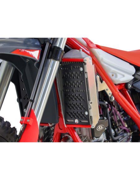 Protections de radiateurs Hard Enduro AXP Beta XTRAINER 2025-2026 Rouge