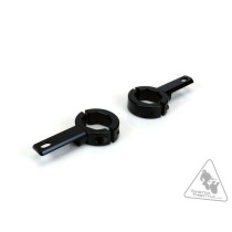 Supports feux additionnels DENALI sur fixation de 32-38mm - Noir