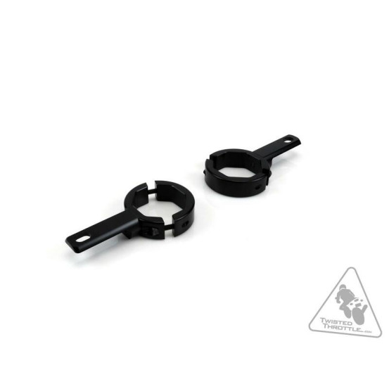 Supports feux additionnels DENALI sur tubes de fourche standard 39-49mm