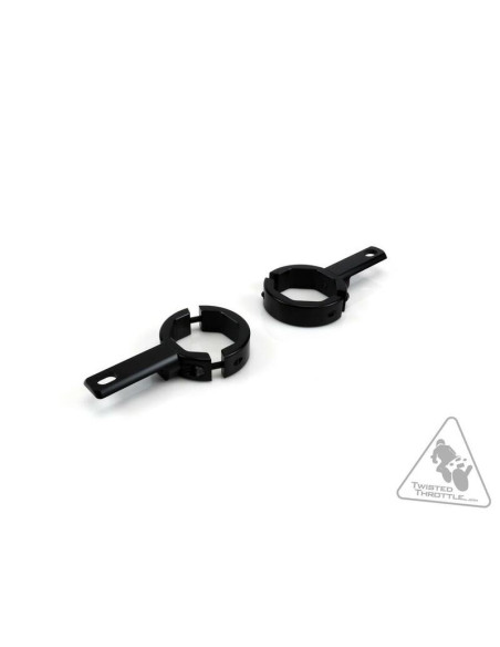 Supports feux additionnels DENALI sur tubes de fourche standard 39-49mm