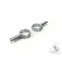 Supports feux additionnels DENALI sur fixation de 39-49mm - Chrome