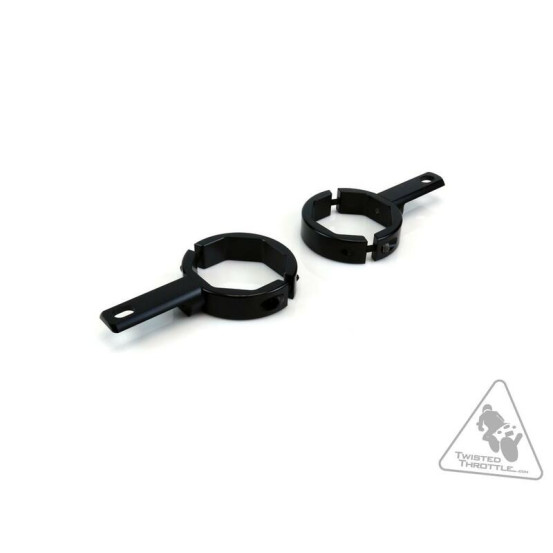 Supports feux additionnels DENALI sur tubes de fourche 50-60mm