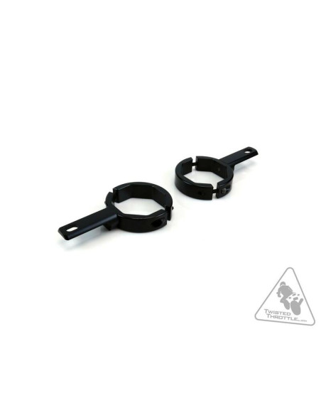 Supports feux additionnels DENALI sur tubes de fourche 50-60mm