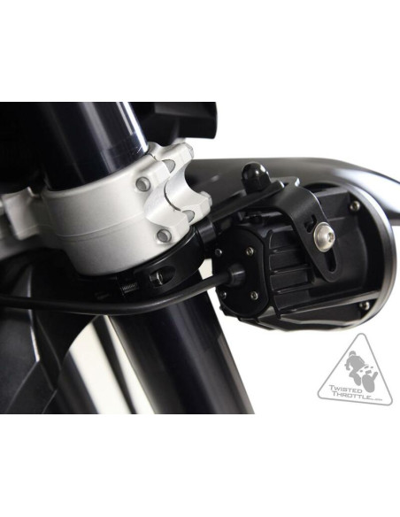 Supports feux additionnels DENALI sur tubes de fourche 50-60mm