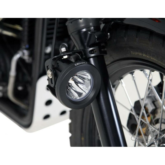 Supports feux additionnels DENALI sur tubes de fourche 50-60mm