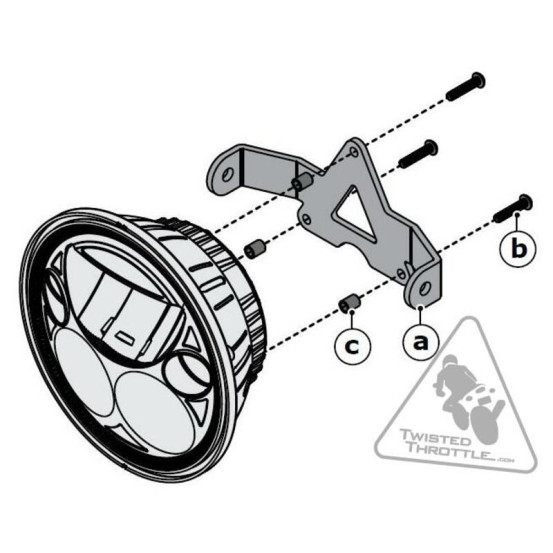Supports phare DENALI M5 - Yamaha