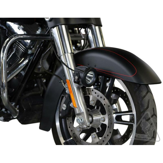 Supports feux additionnels DENALI sur garde-boue - Harley Davidson