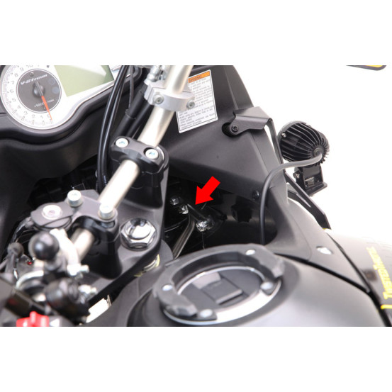 Support klaxon DENALI SoundBomb Suzuki V-STROM 650/1000
