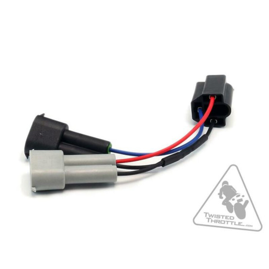 Câble adaptateur phare DENALI H4 vers H9/H11 - Harley Davidson