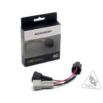 Câble adaptateur phare DENALI H4 vers H9/H11 - Harley Davidson 2