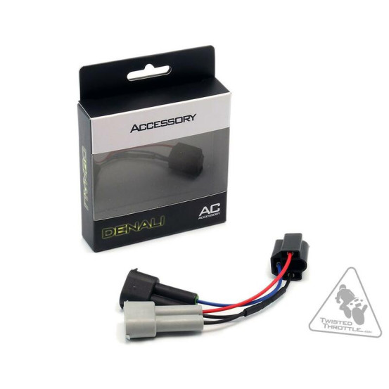 Câble adaptateur phare DENALI H4 vers H9/H11 - Harley Davidson
