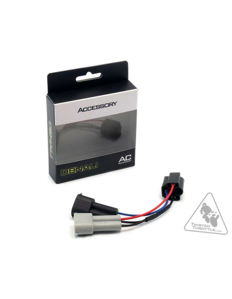 Câble adaptateur phare DENALI H4 vers H9/H11 - Harley Davidson