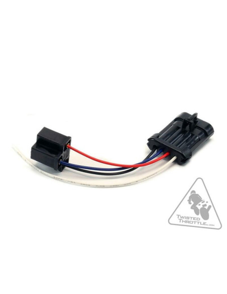 Câble adaptateur phare DENALI H4 vers OEM - Harley Davidson