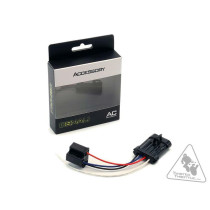 Câble adaptateur phare DENALI H4 vers OEM - Harley Davidson 2