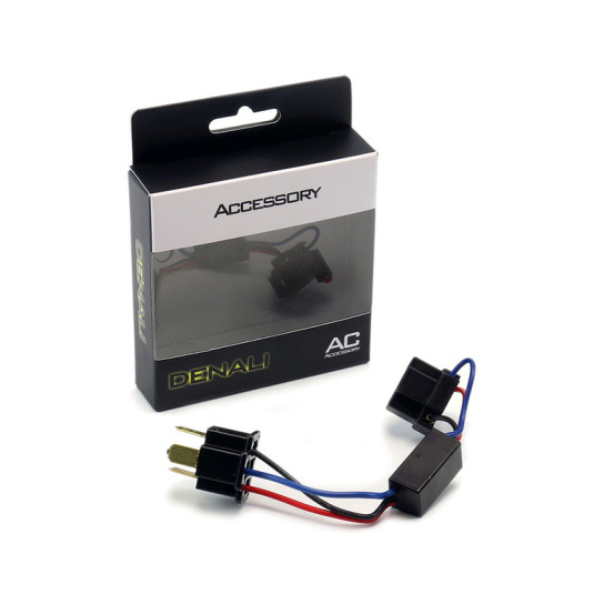 Câble adaptateur phare DENALI H4 - Croisement/Route