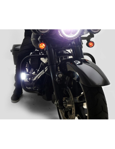 Fixation sur crashbar 1,25 pouces DENALI pour feux T3