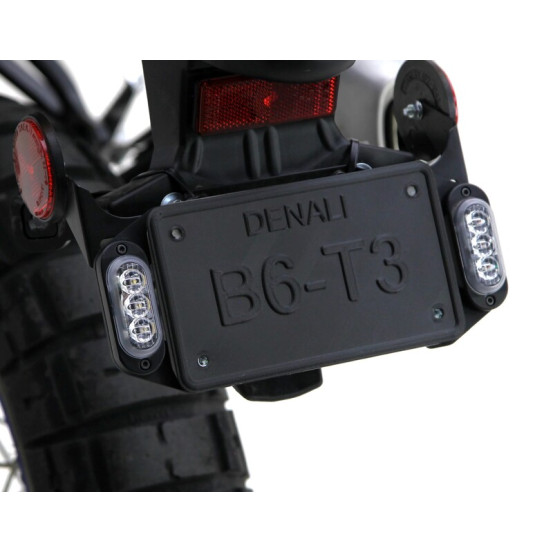 Fixation sur support de plaque pour feux DENALI T3