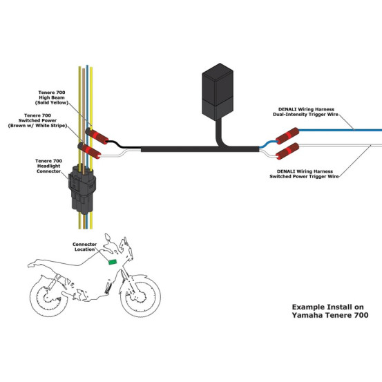 Câble déclencheur pour feux de route LED DENALI TRIGGER WIZARD
