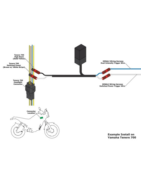 Câble déclencheur pour feux de route LED DENALI TRIGGER WIZARD
