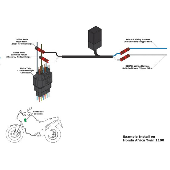 Câble déclencheur pour feux de route LED DENALI TRIGGER WIZARD