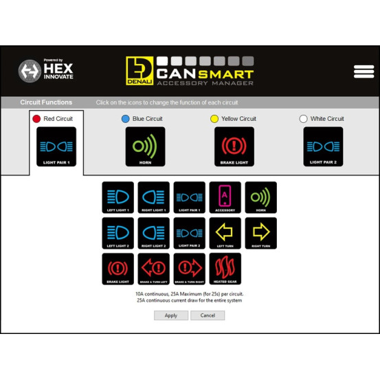 Faisceau DENALI CANsmart Gen II Husqvarna Norden 901 2023–2025
