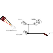 Câble adaptateur feu stop DENALI B6 - Ducati Desert X 2023 2