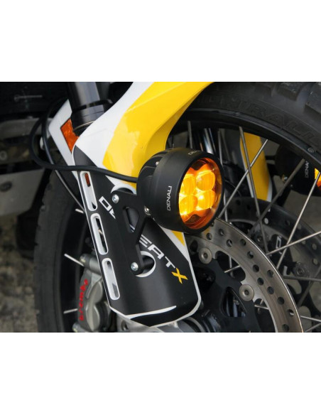 Supports feux additionnels DENALI sur garde-boue - Ducati DESERT X - Multistrada V4