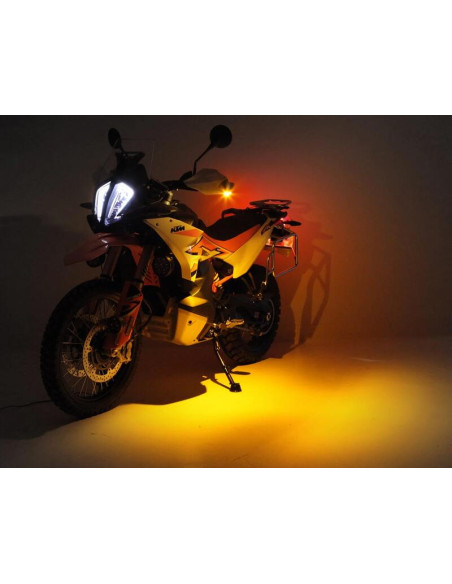 Kit d'éclairage protèges-mains DENALI T3 ULTRA-VIZ 4 en 1