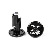 Embout de guidon aluminium X-GRIP Noir 12-16mm