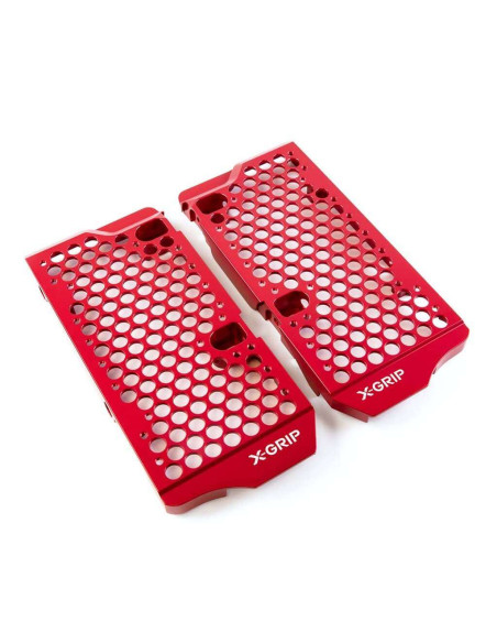 Protections de radiateurs X-GRIP Rouge Beta RR 2024-2026