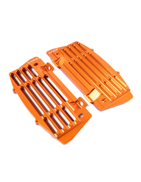 Protections de radiateurs X-GRIP Airforce Orange - KTM Husqvarna SX SX F / FC TC 2023 - 2026 TBI EXC F / TBI FE 2024-26