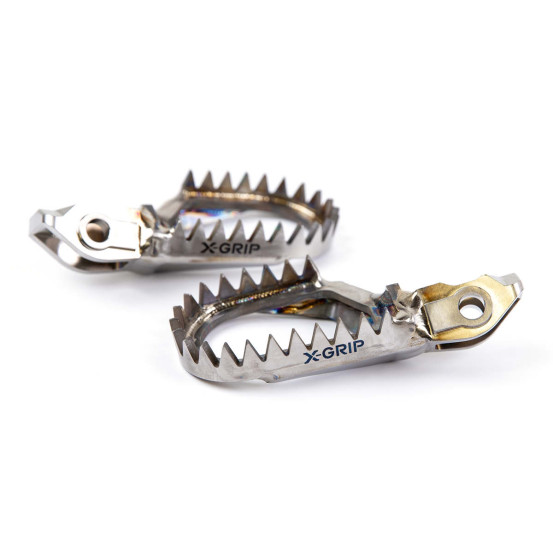 Repose pied X-GRIP Titane -5mm PIRANHAS KTM SX SX-F 2023-2026