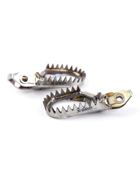 Repose pied X-GRIP Titane -5mm PIRANHAS KTM SX SX-F 2023-2026