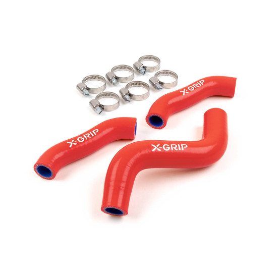 Durite de radiateur X-GRIP Rouge - KTM 125-150 SX 2023-2026