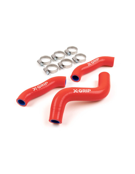 Durite de radiateur X-GRIP Rouge - KTM 125-150 SX 2023-2026