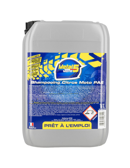 Shampooing Nettoyant moto METAL 5 Citrus 5 litres