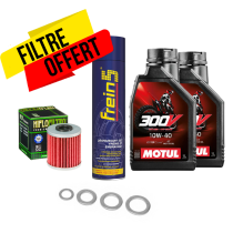 Pack vidange Kawasaki 250-450 KXF / Suzuki 250-450 RMZ 10W40 Motul 300V