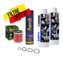 Pack vidange Yamaha 250-450 YZF 10W40 Ipone Katana