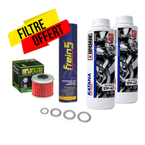 Pack vidange Honda 250-450 CRF-R 10W40 Ipone Katana