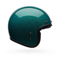 Casque jet Bell Custom 500 Paillettes - Vert 2