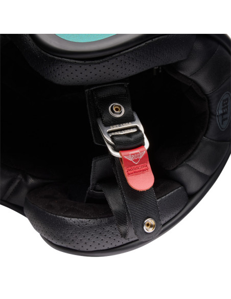 Casque jet Bell Custom 500 Paillettes - Vert