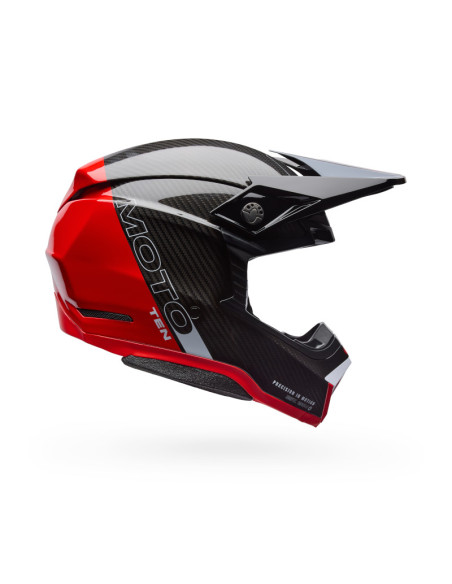 Casque cross Bell Moto-10 Spherical Strike - Rouge