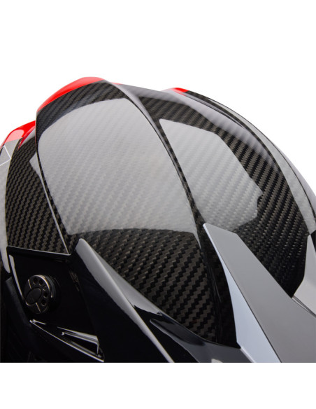 Casque cross Bell Moto-10 Spherical Strike - Rouge