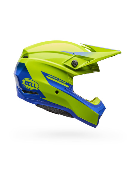 Casque cross Bell Moto-10 Mips Fade - Jaune fluo