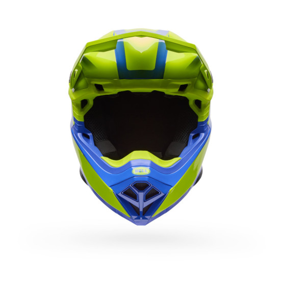 Casque cross Bell Moto-10 Mips Fade - Jaune fluo