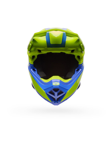 Casque cross Bell Moto-10 Mips Fade - Jaune fluo