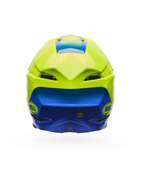 Casque cross Bell Moto-10 Mips Fade - Jaune fluo